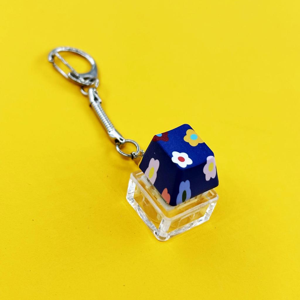 Keyboard Key Toy Party Stress Relief DIY Fidget Button Keycap Fidget Keychain Keyboard Keychain Toys Finger Keyboard