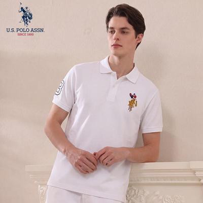 Herren Sommer Freizeit Atmungsaktives Kurzarm Poloshirt