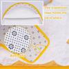 Elastic Easter Rabbit Toilet Seats Cover and Toilet Rugs U Shaped Adds a Touch of Fun to Your Bathroom Decoration