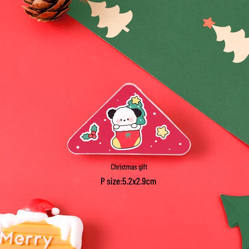 

Hangsu Оригинальный Рождественский Треугольный Акриловый Зажим для Заметок - Милое Студенческое Украшение и Небольшой Приз