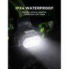 500 Lumens Running Lights for Runners with Reflective Straps, 7 Modes & 45° Adjustable Running Light, IPX4 Waterproof Chest Running Light Vest for