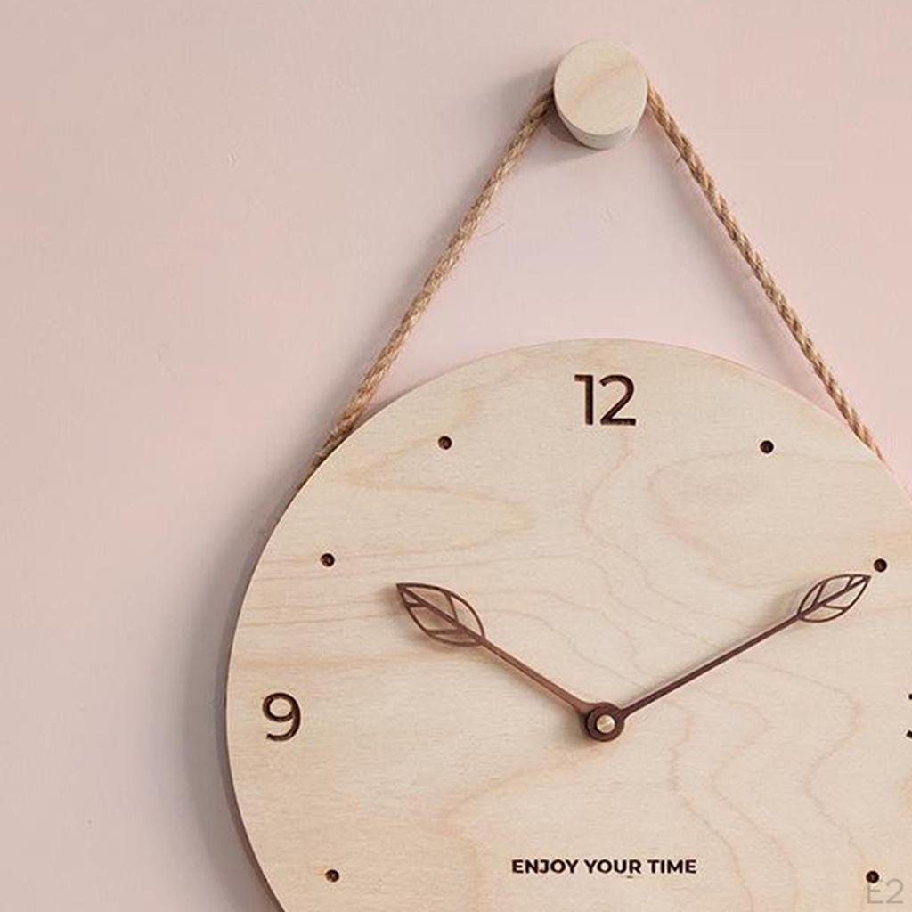 Decorative Wall Non-Ticking Digital Battery Operated Round Easy to Read /Office/