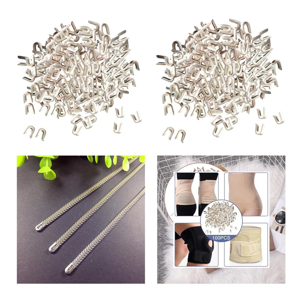 100 Pieces Spiral Wire Boning Dresses Decoration Making Clothing for Party