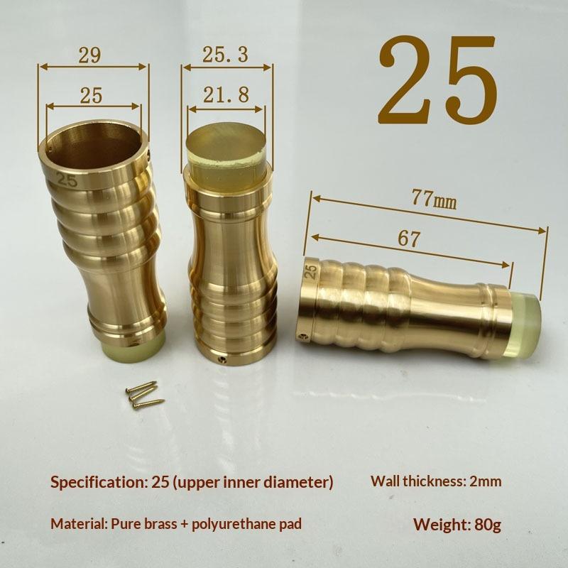 10Mm-34Mm Brass Rubber Household Accessory High Quality Durable Practical Cane Crutch Tip With Anti-Skid Pad For Hiking Pole