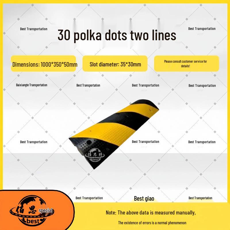 Durable Road Crossing Cable Protector: Anti-Crush Rubber Trunking Cover for Floor Protection