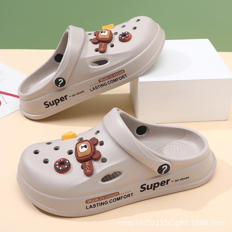 

Summer new women s hole shoes platform non-slip wear-resistant fashion leisure outdoor beach bag head drag 39-40