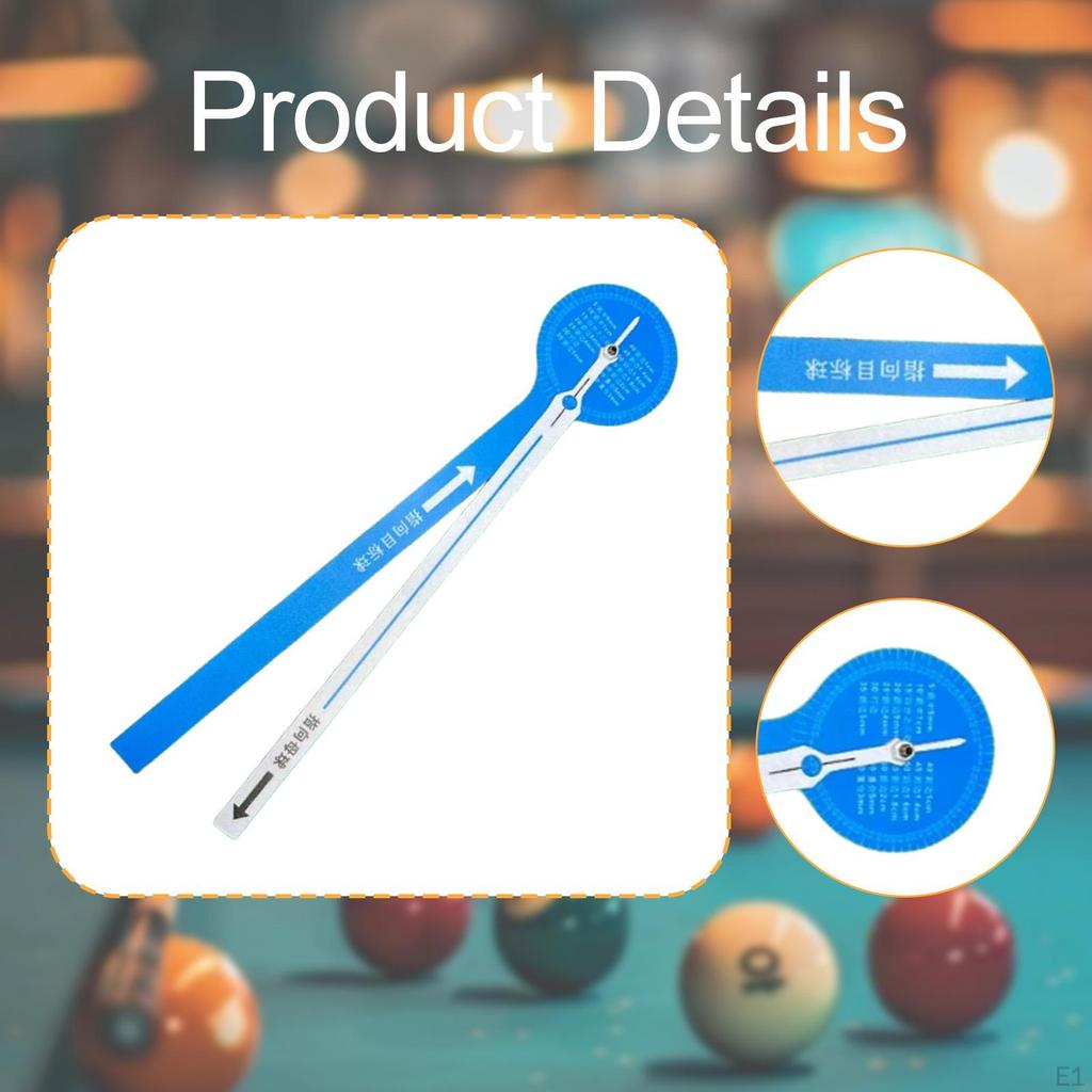 Billiards Angle Ball Aiming Aid,Cue Straight Exerciser,Helper Lightweight Billiard Pool Training Aid