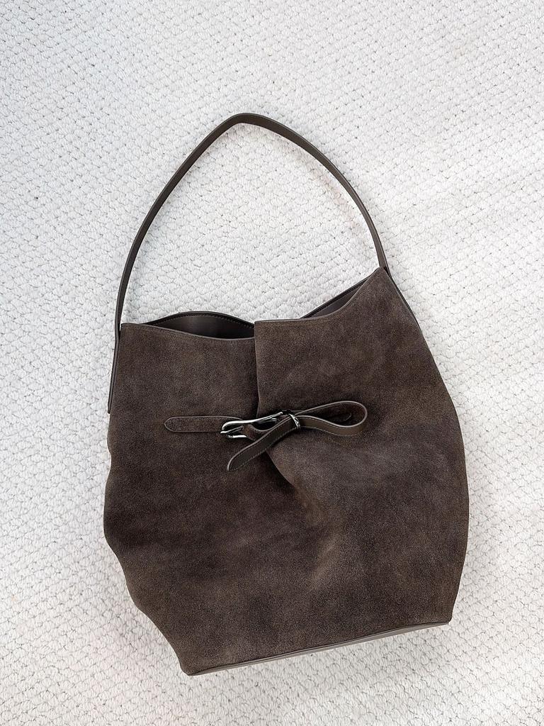 2025 New Style Top Layer Cowhide Hobo Bag Mens Underarm Bag Large Capacity Versatile Handheld Single Shoulder Crossbody Bag