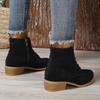 Women Shoes Autumn Boots-Women Zipper Chelsea Winter Footwear Pointe Rubber 2026 Rock Ankle Ladies