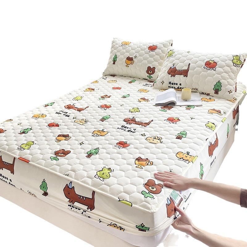 New Class a All Cotton Quilted Fitted Sheet Waterproof To Prevent Leakage of Urine Mattress Cover