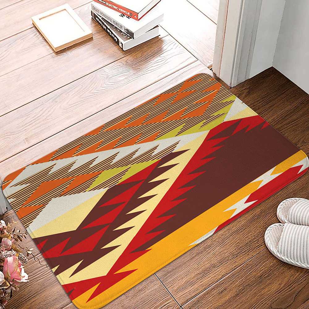 

Нескользящий коврик для двери гостиной, коридора, маслостойкий коврик для кухни, спальни, современный коврик в клетку с узором 40x60cm