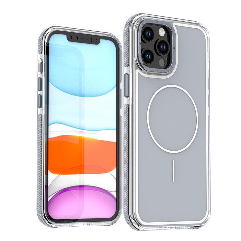 Two-Color Magnetic iPhone 17 Pro Max Case Compatible with Apple 17, 16, 15, 14, 13 iPhone 13 Pro