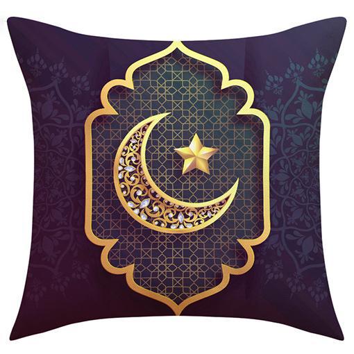 Home Decor Moon, Lantern & Star Decorative Pillow Covers Pattern Cushion Cover Suitable for Sofa Bedroom Car Pillow Cover