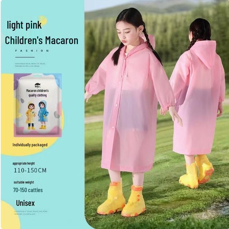 SPACEXPERT Kids Reusable One-Piece Raincoat