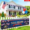 250th Anniversary Banner 6.5x1.5ft 250 Years of Freedom American Patriotic Decoration