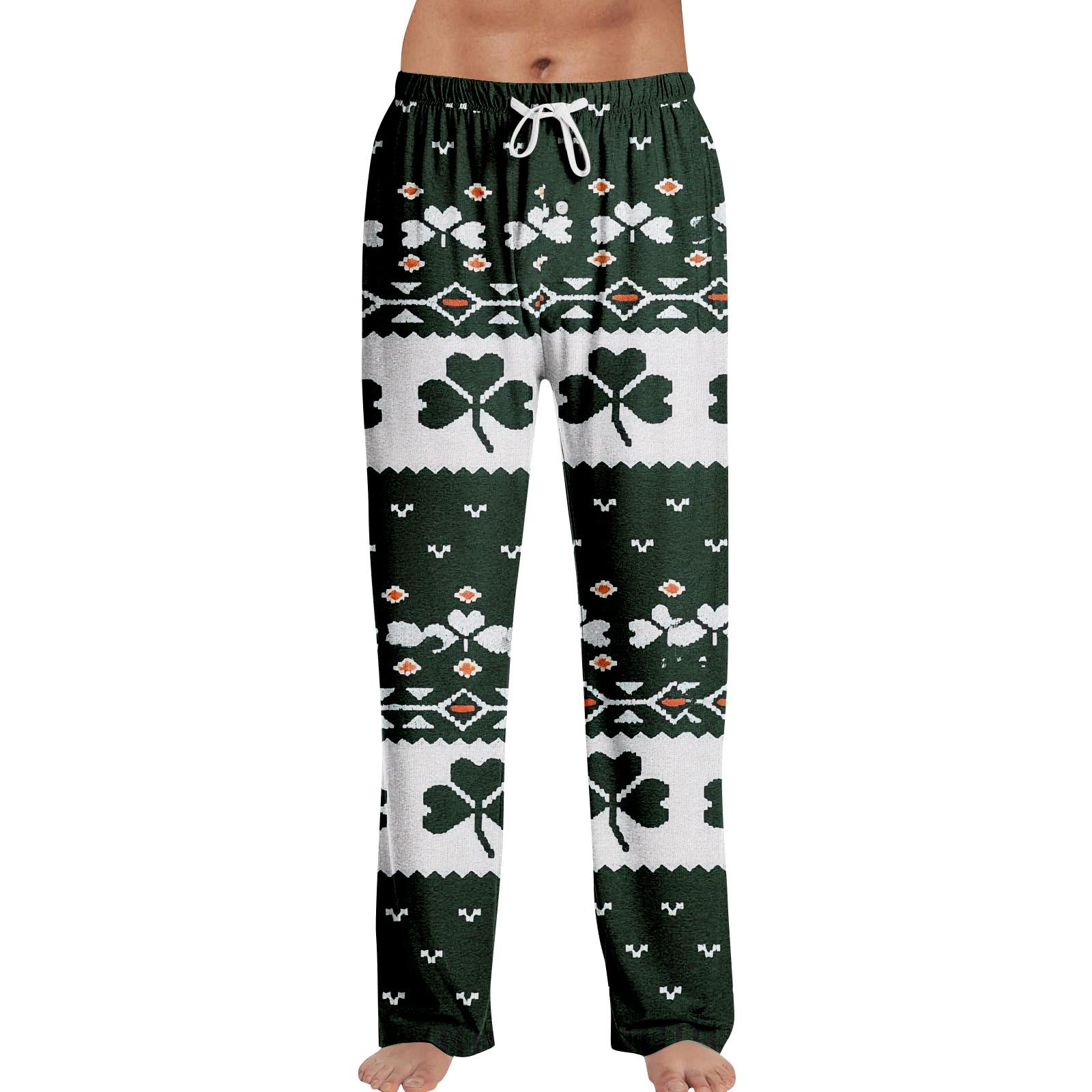 

Men s St. Patrick s Day Print Home Sleep Pants XL