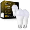 LED Light Bulb, E26 Base, Daylight White, Motion Sensor Bulb, 60W Equivalent, with Light Sensor, 806lm, 7W, Automatic OnOff, Energy Saving,