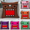 Cool Cute D-Domo KunS Face Pillow Case Soft Plush Fabric Double Sided Print Decorative Home Living Room Gift Cushion