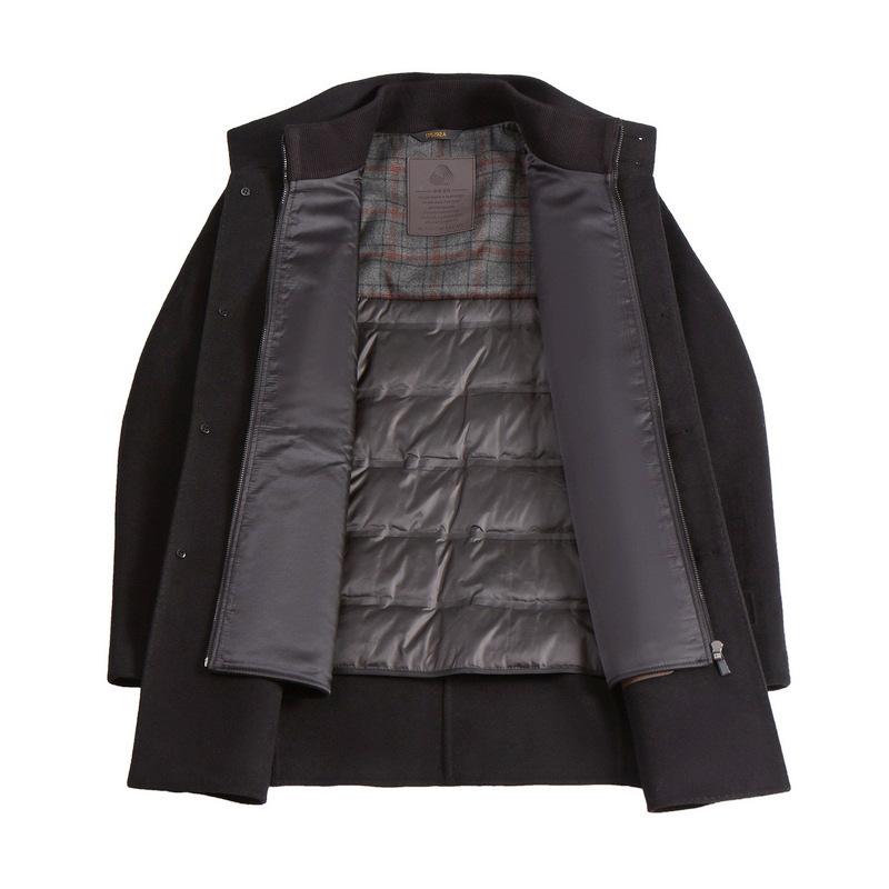 Removable Duck Down Lining Cashmere Jacket for Men Middle-aged and Elderly Men's Stand-up Collar Daddy Winter Thickened Woolen Woolen Coat