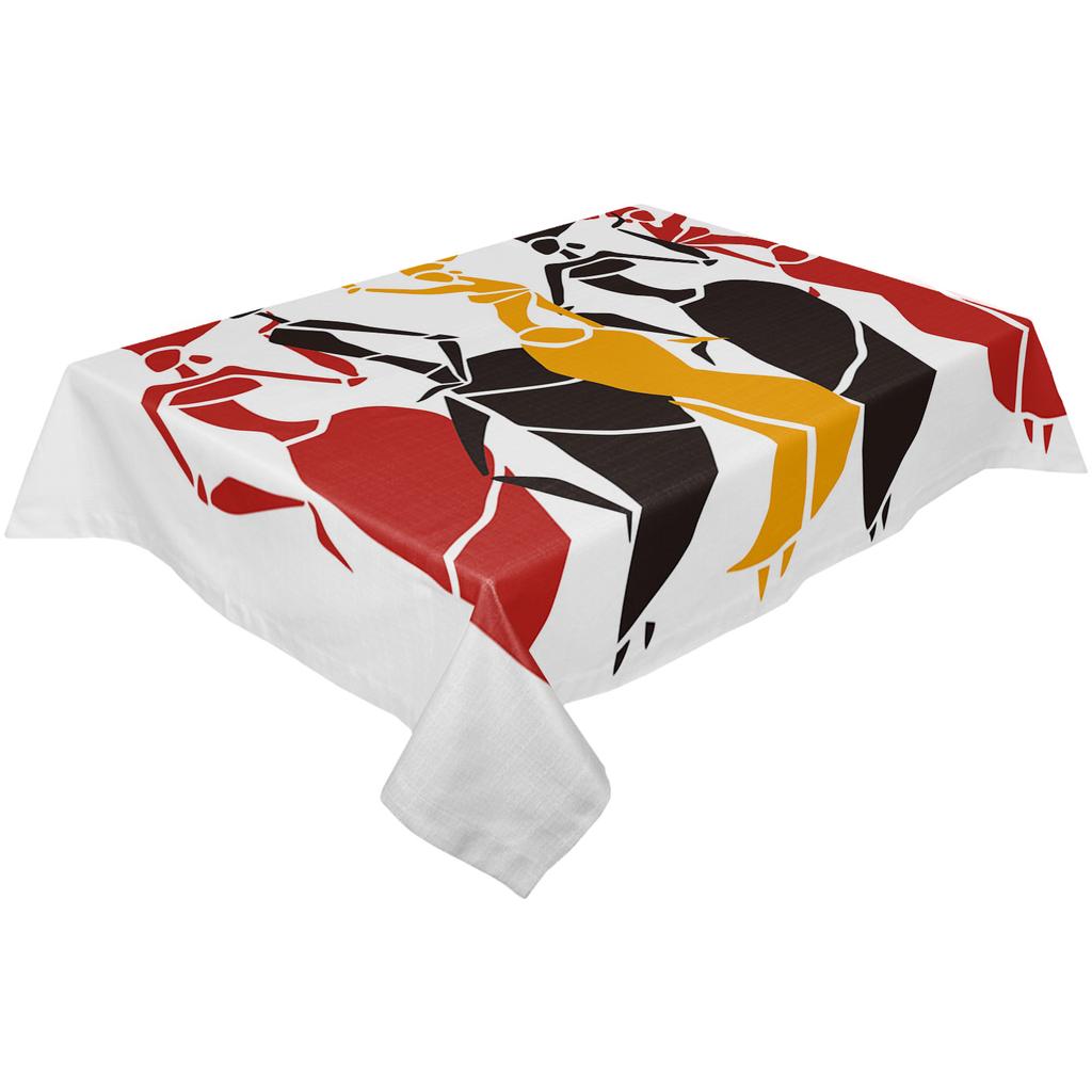 Afrykański Obrus do Tańca Kobiet Dekoracja Świąteczna Wodoodporne Prostokątne Obrusy Dekoracja Ślubna Nakrycie Stołu