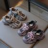 Classmate 2025 Spring and Autumn New Breathable Mesh Boys Sports Dad Shoes Little Girl Fried Street Mesh Shoes Sports Shoes