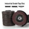 75mm Thickened Calcined Flap Disc: Durable Sandpaper Wheel for Angle Grinder Polishing, 100 Grit Plastic Cover Flap Wheel
