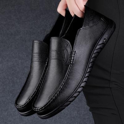 Mode Mode Männlich Bequeme Slipper Hochwertiges Echtes Leder Businessschuhe 2025 Neue Marke Herren Flats Casua Männliche Laufschuhe