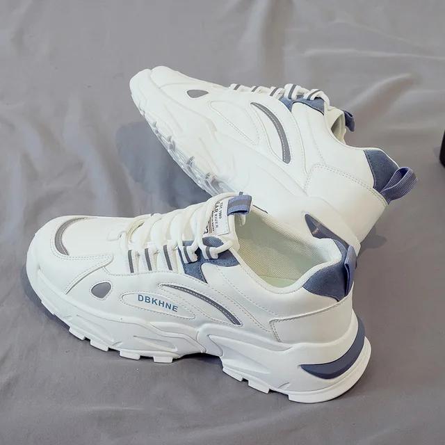 Fashion Men's Sports Shoes for Autumn and Winter, Fashionable and Warm High Top Sports Shoes with Thick Velvet and Casual Shoes