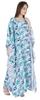 Moomaya Long Kaftan Maxi Dress For Women  s Kimono Sleeves Beachwear Cover Up Plus Size