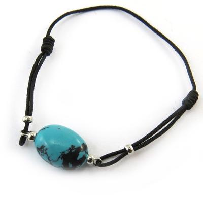 [N3737] - Turquoise 'Minéralia' Designer Bracelet