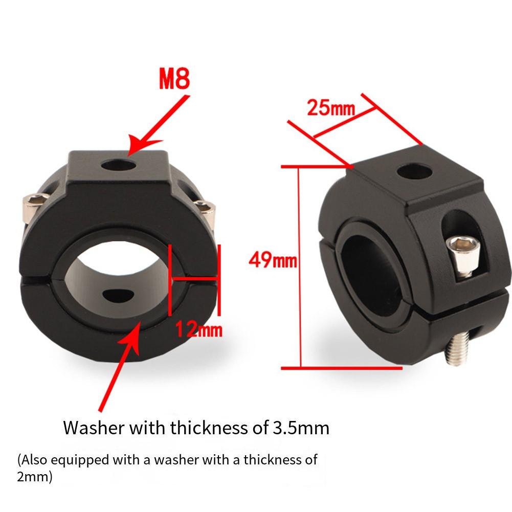 Headlight Mount Motorcycle Spotlight Bracket Tube Clamp