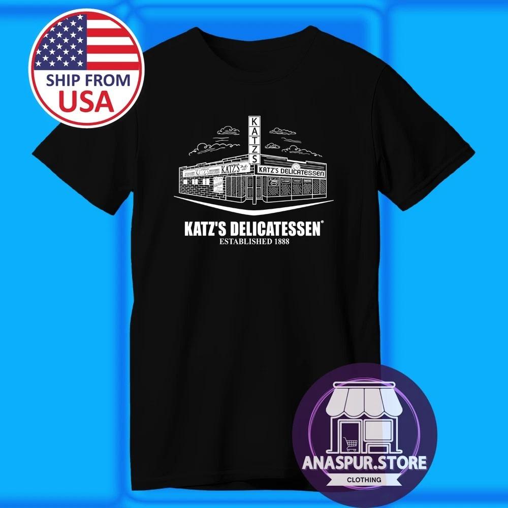 Katz s Delicatessen Restaurant Men s Black Size S-5XL S