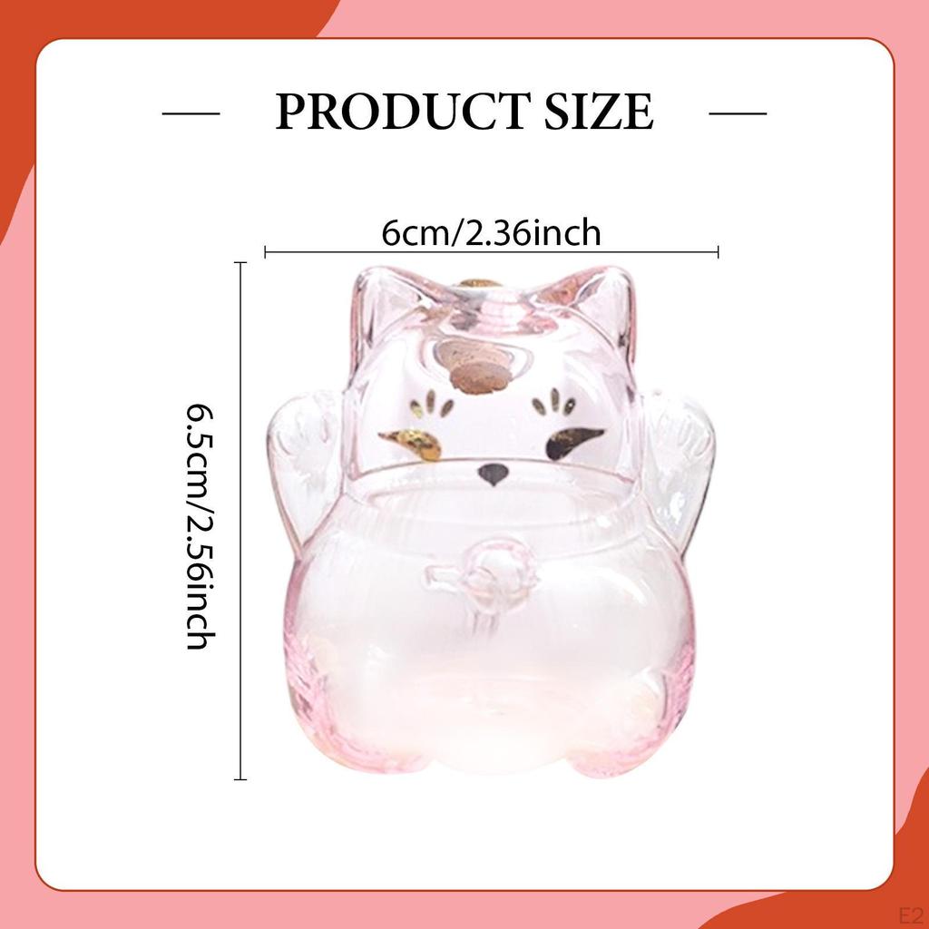 Piggy Bank Gold Saving Box Pot Collection Kitten Jar Storage for Easter