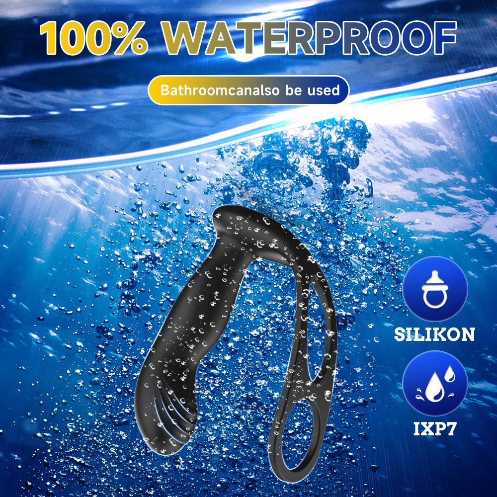 Bluetooth APP Vibrátor Masáž prostaty Oddálení ejakulace Anální kolík Muži Kolík do zadku Dildo Stimulátor prostaty Sexuální hračka pro páry