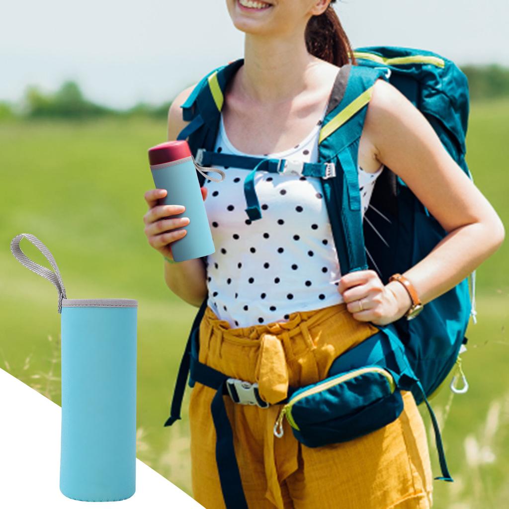2 balení víko na láhev na vodu, 550 ml neoprenový izolátor Chladič na láhev na vodu Držák na láhev na vodu