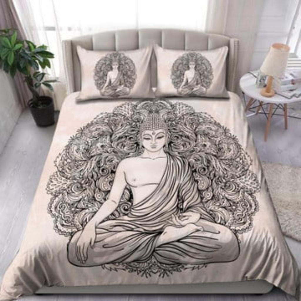 Ágytakarók Tmarc Tee Buddha Otthoni Ágynemű ágytakaró huzatkészlet