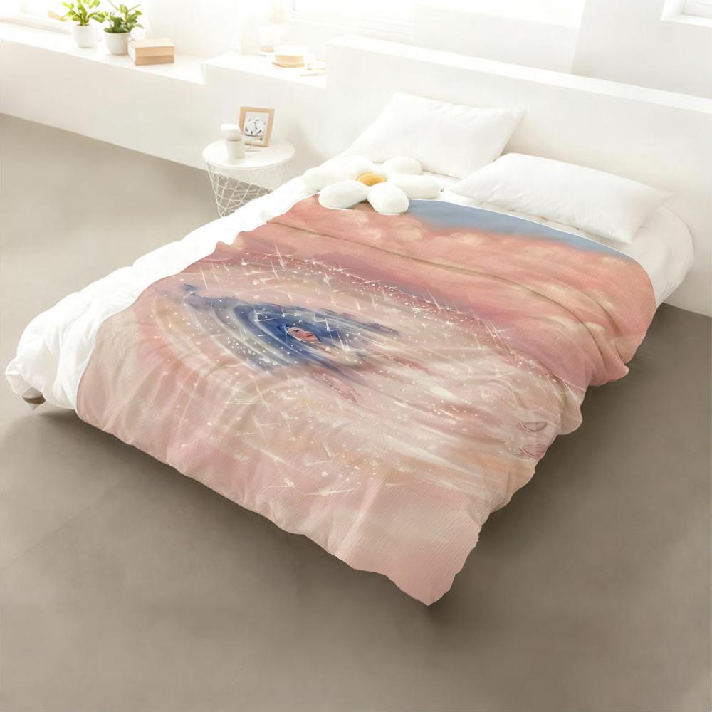 

Art Pearls Scattered In The World Throw Flannel Throw Blanket: Soft Kid-Friendly Warm Anti-Static All Season Washable Couch 75x90cm