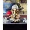 Ganesha Idol Ganesh for Car Dashboard Statue Ganpati Vinayaka Vinayagar Figurine Diwali Gifts Home Decor Luck,