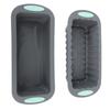2 Stück Kastenform Silikon Antihaft Brotform Backform für hausgemachte Kuchen Brownies Hackbraten Zuhause