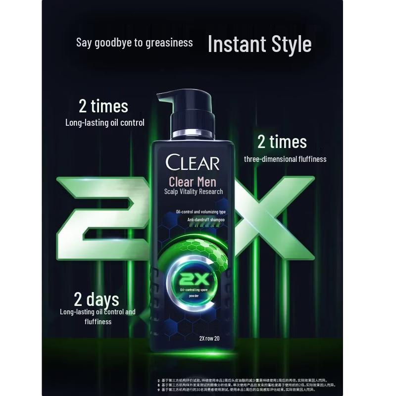 Clear & Clean Men's Scalp Care Shampoo Duo