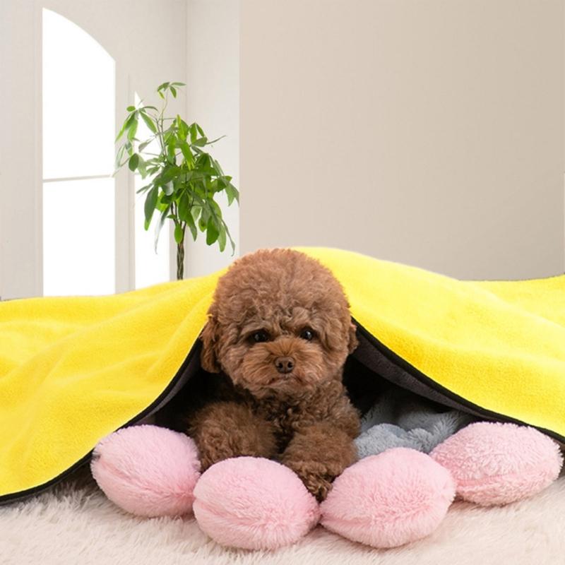 Dog Towels Pet Bath Drying Towels Absorbent Microfiber Soft Beach Towels