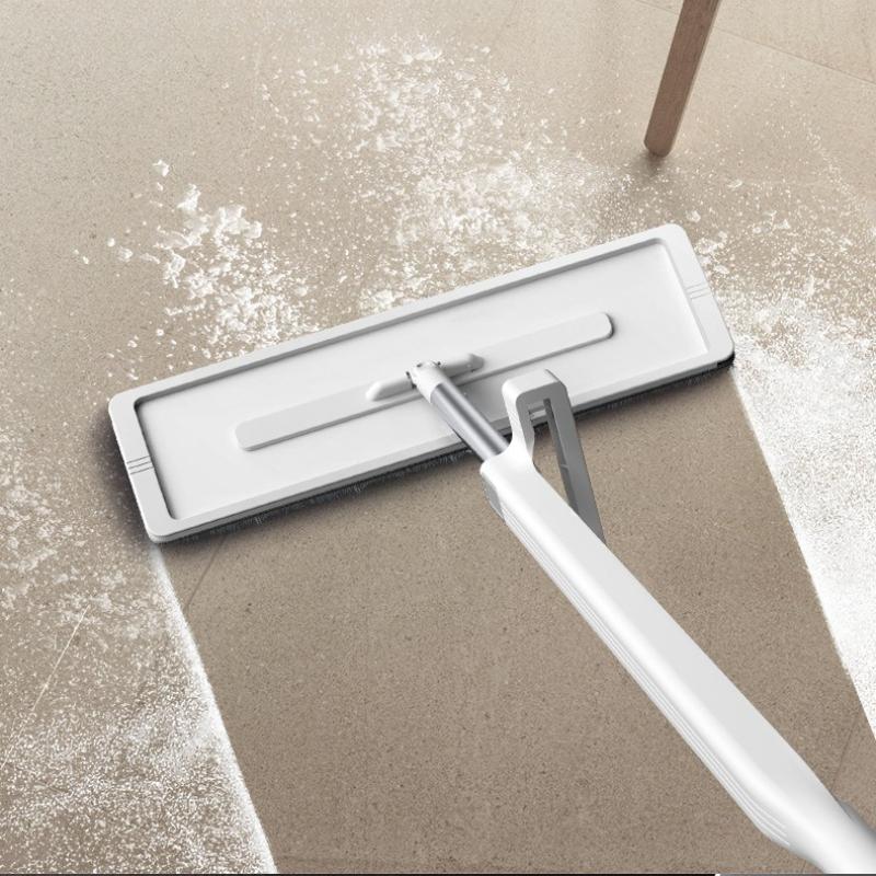 Self-Cleaning Squeeze Mop 360° Rotatable Flat Floor Mops Lazy Mop Microfiber Mop Floor Cleaning Supply for Living Room Bathroom