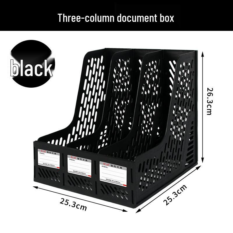 Four-Tier Desktop File Organizer with Storage Trays for Office Supplies