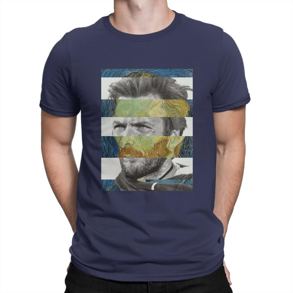 Vincent Van Gogh Post-Impressionist Painter Man TShirt Self Portrait Clint Eastwood Individuality T Shirt Original New Trend