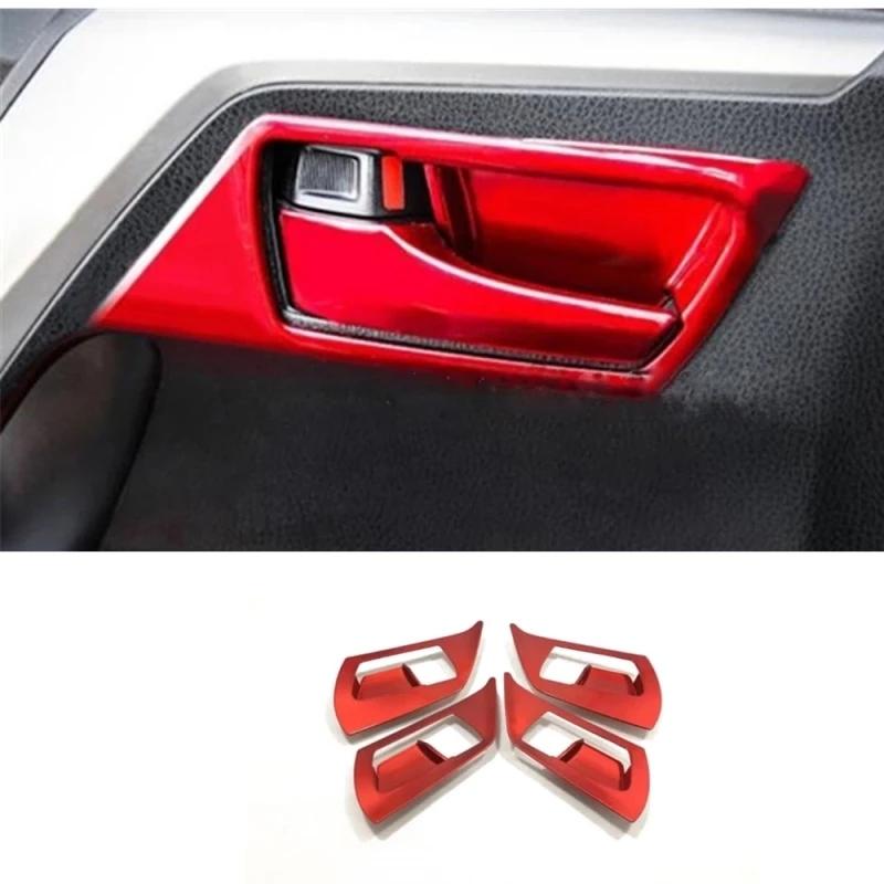 For Toyota RAV4 RAV 4 2016 2017 2018 Door Window Switch Button Cover Inner Bowl Frame Trims ABS Interior Car Styling Accessories