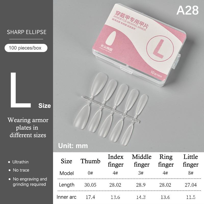 

100 шт./коробка Матовые накладные ногти Без полировки Накладные ногти Средний Короткий Дизайн Высокоматовые Мягкие Гелевые Типсы для Наращивания