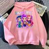 Autumn Winter Cute Soft Hoodie Witch Hunting Group Print Fashionable Comfortable Warm Children's Hoodie