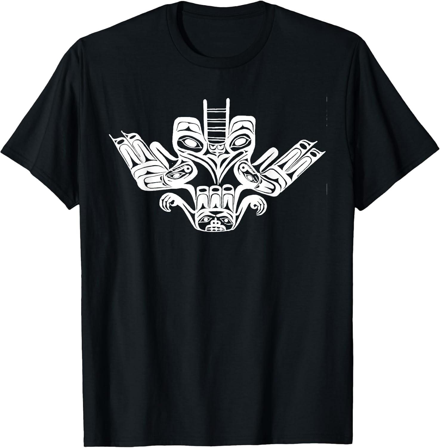 NEW LIMITED! Thunderbird Northwest Tribal Native American Tee - MADE IN USA XL