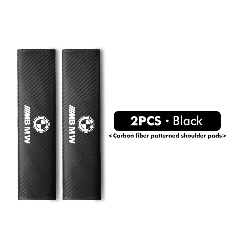 2pcs Car Seat Belt Shoulder Protection Pad Accessories For BMW M F10 F20 F30 F40 F15 F25 F26 F31 F49 E62 E83 E84 VM4