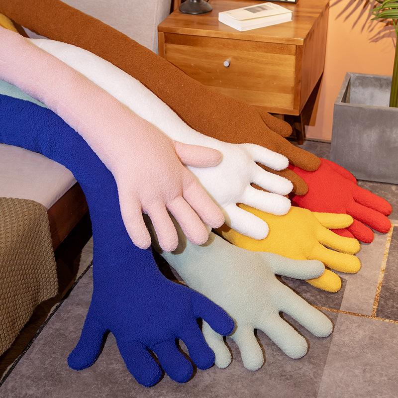 Lustiger Freund Großer Arm Kissen Langes Arm Mädchen Schlafpuppe Langes Arm Große Hand Umarmung Puppe Plüschpuppe